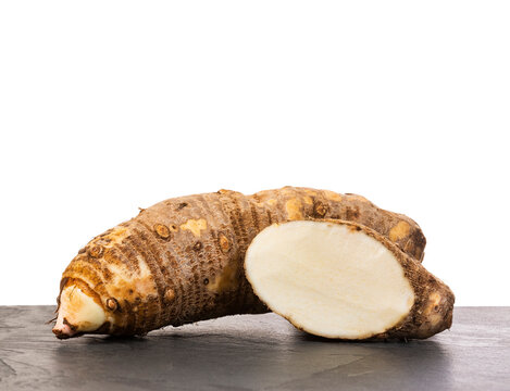 Healthy and organic malanga root - Colocasia esculenta