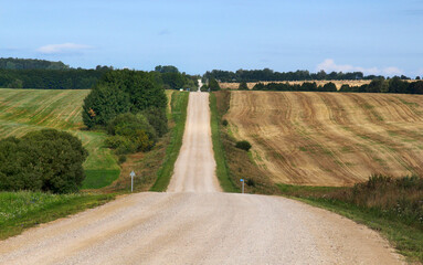 road in the countryside