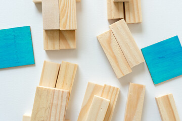 wooden blocks background