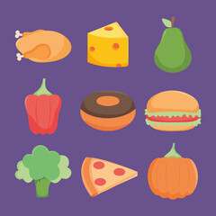 food icon collection