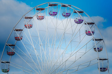 ferris wheel on a sky