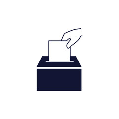 election vote icons symbol vector elements for infographic web