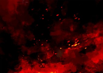 幻想的な赤い血の水彩テクスチャ背景