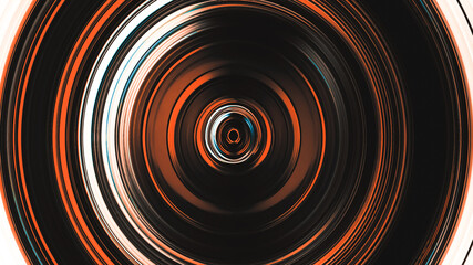 Hi tech circle polygon texture . Neon Speed Lines. Glowing blurred led light stripes in motion over on abstract background rainbow rays. Future tech. Magic moving fast lines wallpaper. 