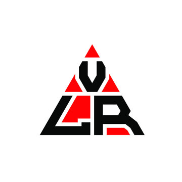 VLR triangle letter logo design with triangle shape. VLR triangle logo design monogram. VLR triangle vector logo template with red color. VLR triangular logo Simple, Elegant, and Luxurious Logo. VLR 