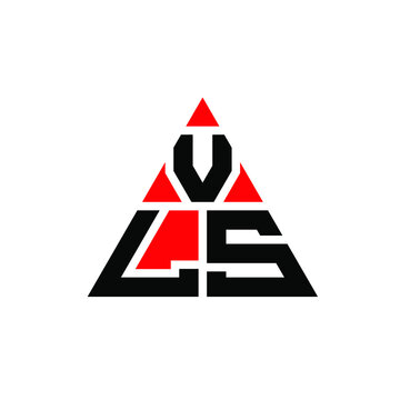 VLS triangle letter logo design with triangle shape. VLS triangle logo design monogram. VLS triangle vector logo template with red color. VLS triangular logo Simple, Elegant, and Luxurious Logo. VLS 