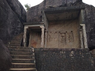 Chitharal Rock Jain Temple (Malaikovil) Jain monument in Vellamcode, Tamil Nadu, historic monuments...