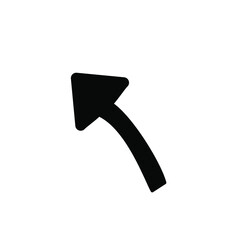 direction black and white arrow vector