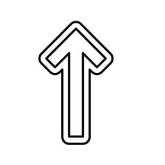 black and white arrow vector