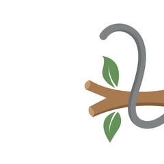 monkey tail vector icon illustration element  design © sangidan