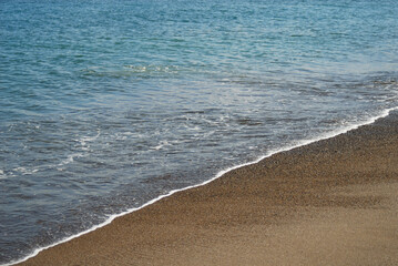 浜　波　波打ち際