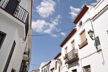 Fototapeta na wymiar Beautiful village in the Spanish city of Ronda.