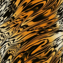 Seamless abstract tiger skin stripes background