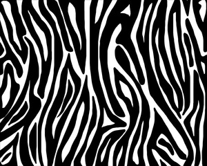 zebra skin seamless pattern.Vector eps10