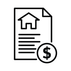 loan contract and building permission, loan document of   lender and borrower, payment for home and house