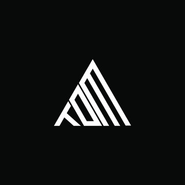 TDM letter logo creative design. TDM unique design
