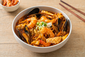 Jjamppong -  Korean Seafood Noodle Soup