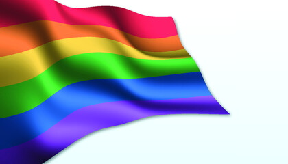 Fototapeta premium Flag of Pride background.