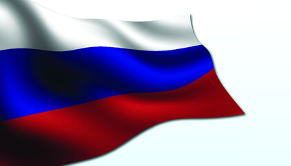 Flag of Russia background.