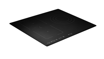 Induction stove in white background
