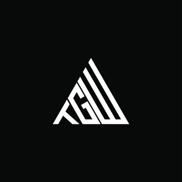 TGW letter logo creative design. TGW unique design