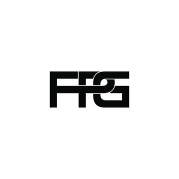 fpg initial letter monogram logo design