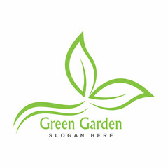 Leaf icon Vector Illustration design Logo template