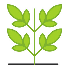 A perfect design icon of plant