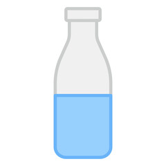 A unique design icon of water bottle