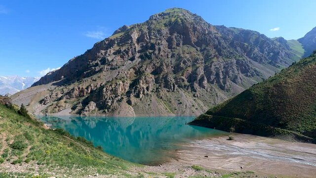 Badak Lake and the starting point where water is added from the mountains