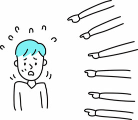 タイトル 	マスクをつけていなくて責められる若い男性