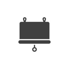 Projector screen vector icon