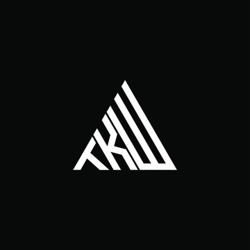 TKW letter logo creative design. TKW unique design