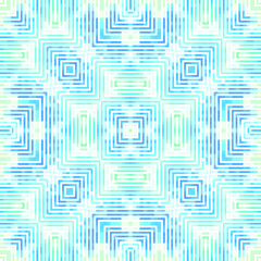 Creative lines pattern colored squares. Colored art festival abstract lines symmetrical background. Mosaic colorful beautiful squares. Modern art color pattern ornament decorative illustration.