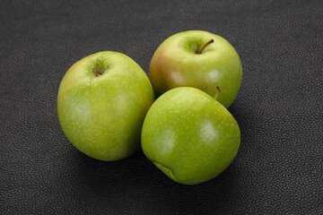 Green ripe apple