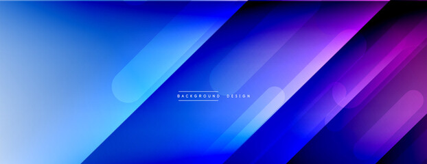 Dynamic lines abstract background. 3D shadow effects and fluid gradients. Modern overlapping forms