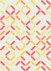 Abstract Geometric Pattern generative computational art illustration