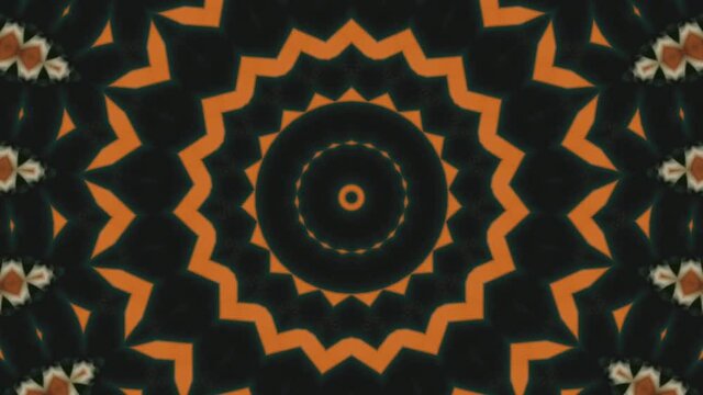 Kaleidoscope stock video footage, hypnotic spiral background.