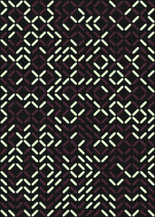 Abstract Geometric Pattern generative computational art illustration
