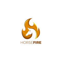 Horse Fire Logo