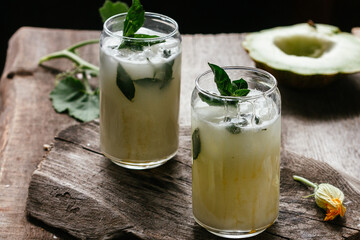 summer melon cocktail