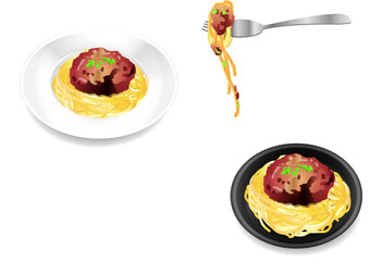 ミートソーススパゲッティー