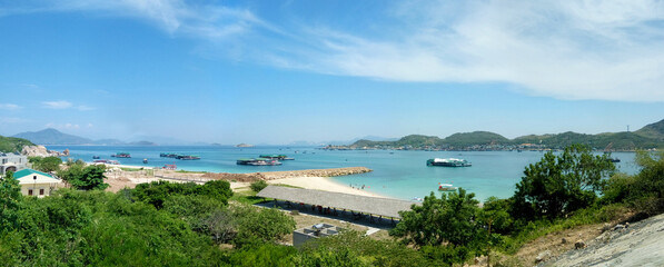 Binh Hung sea and island, a beautiful beach in Vietnam
