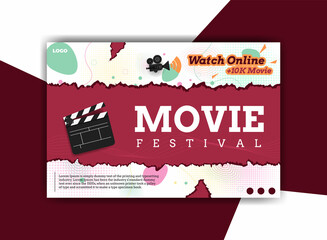 banner design for film festival
