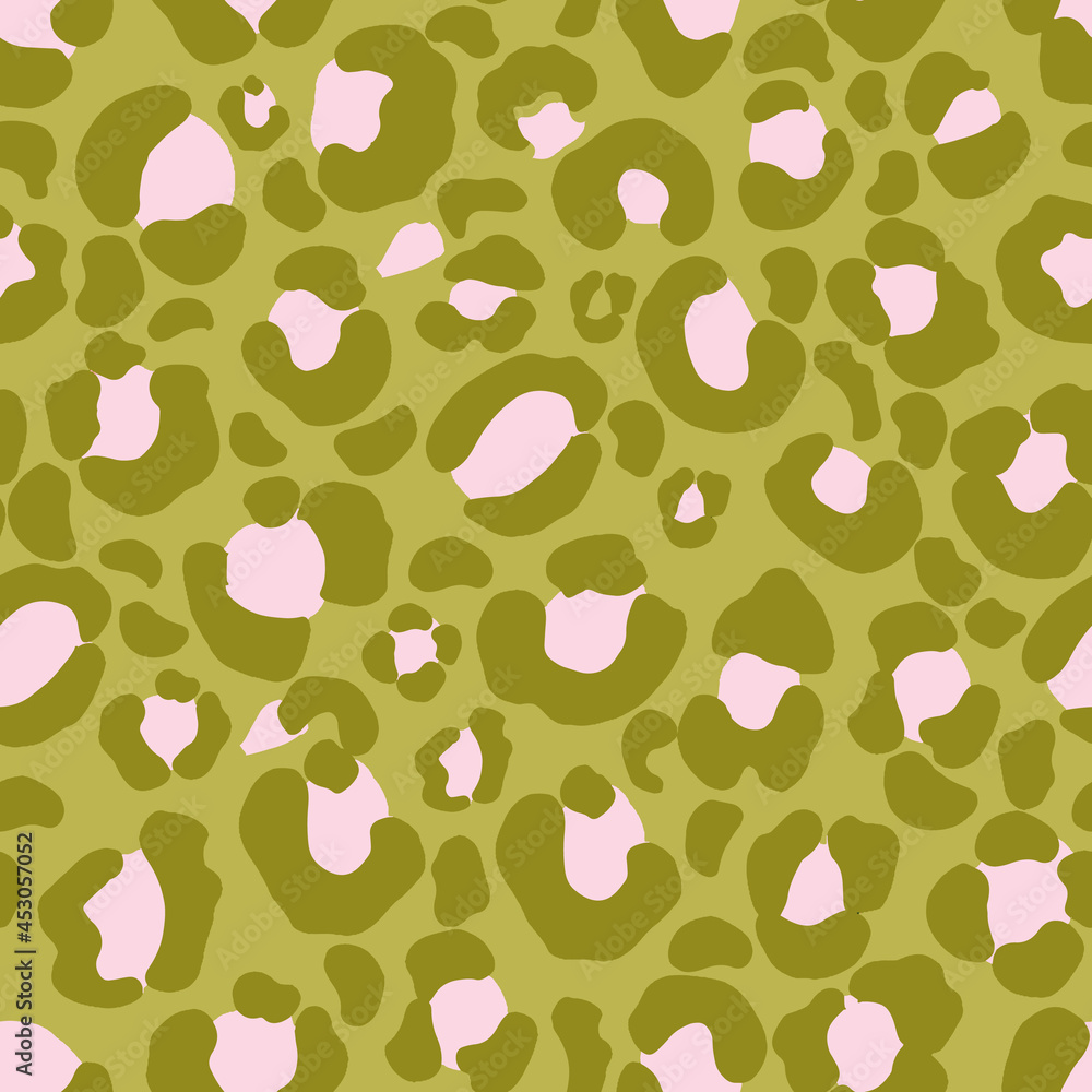 Poster colorful animal print seamless vector repeat pattern print background