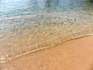 waves on the beach