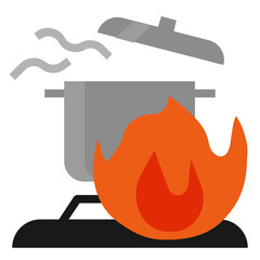 cooking flat icon