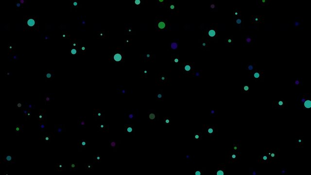 Background image with particles blinking and flowing.