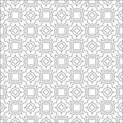  Retro ornamental seamless pattern. Flourished ornate background. Luxury elegant ornament. Vintage element. Template for design. Vector illustration