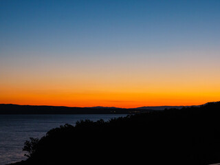 Sunset in Croatia Beach Novi Vinodolski